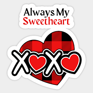 Always My Sweetheart Valentine Sticker